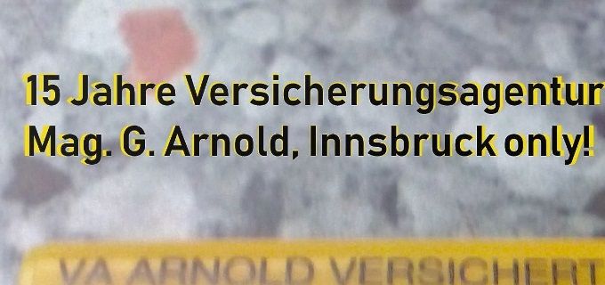 Über 15 Jahre Versicherungsagentur Arnold
www.versicherungsagentur-innsbruck.com